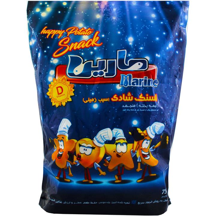 اسنک شادی سیب زمینی نیمه پخته منجمد مارین 750 گرمی